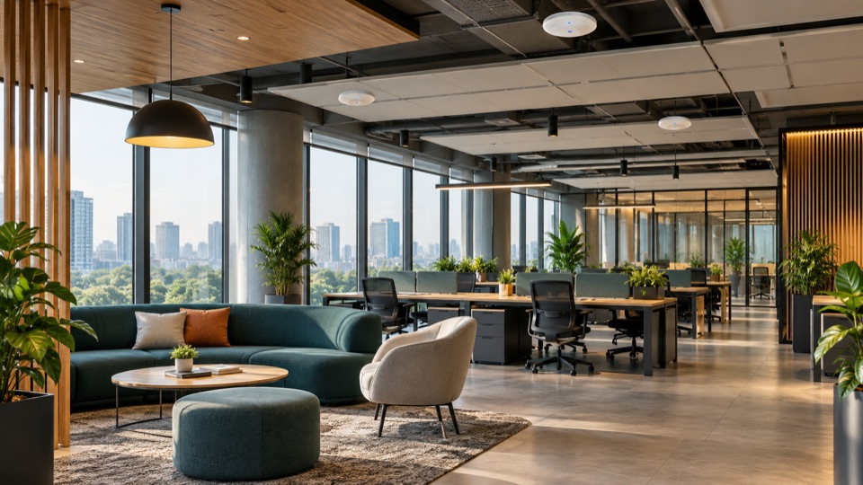 Managed Wi-Fi access point in a modern workplace